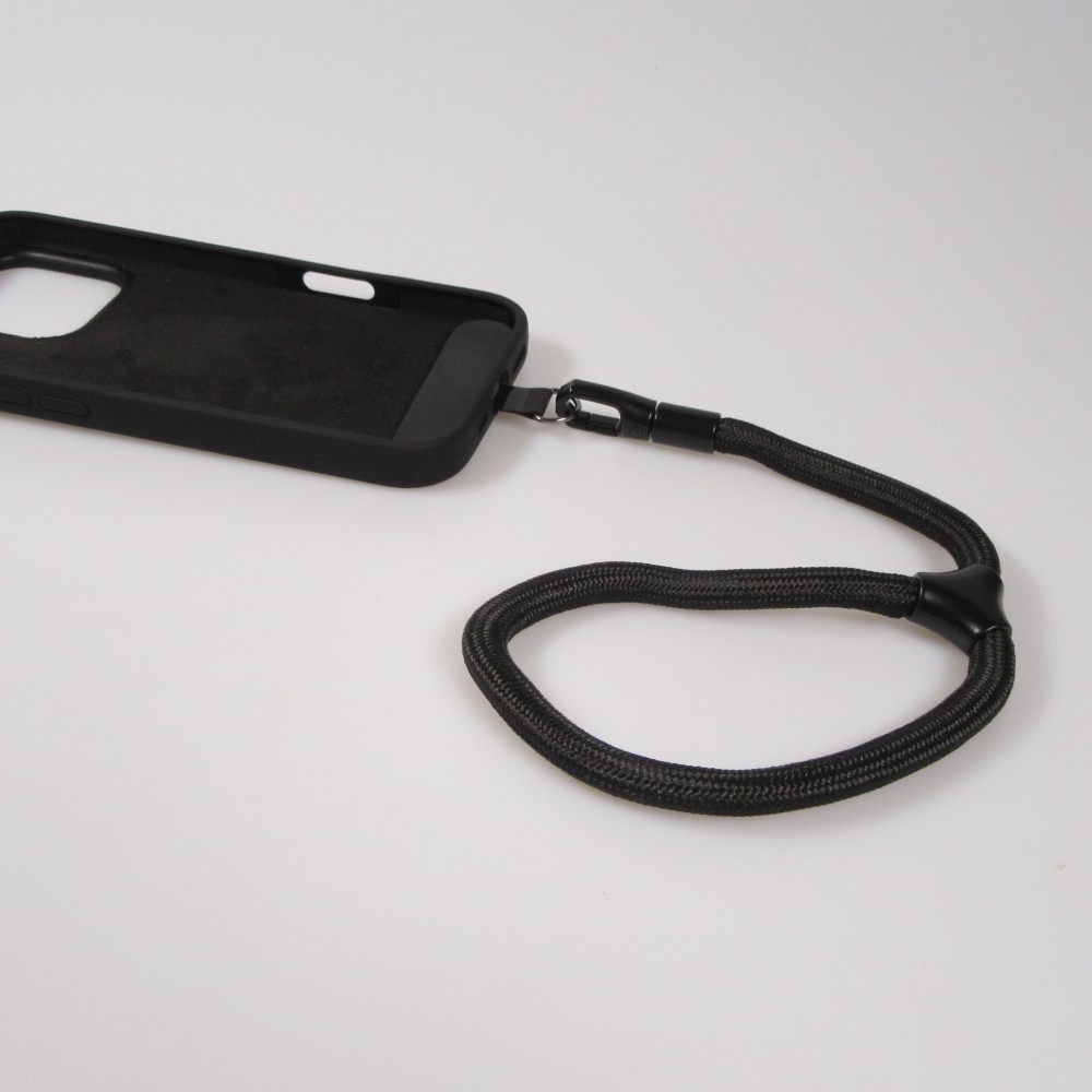 Universal-Halsband aus Seil für Hülle - Schwarz