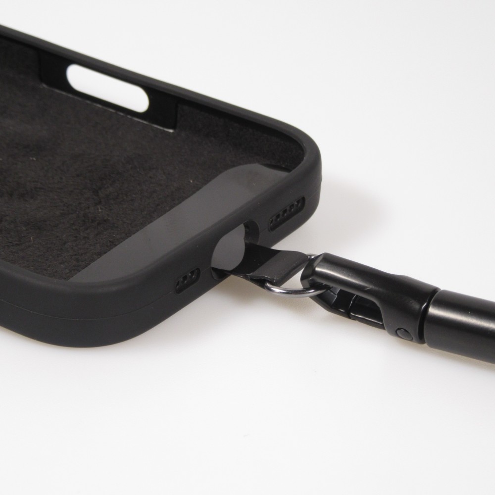 Universal-Halsband aus Seil für Hülle - Schwarz