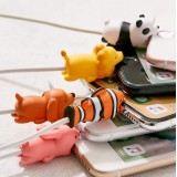 Dekorativer und witziger Kabelschutz für den Kabelanschluss Stecker - Katze