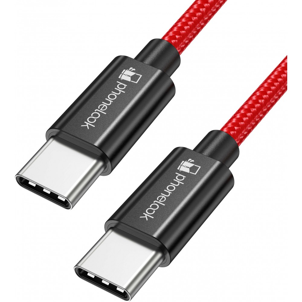 Ladekabel (50 cm) USB-C vers USB-C - Nylon PhoneLook