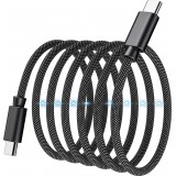 Magnetisches USB-C zu USB-C Kabel (1,2 m) 240W mit Power Delivery 3.1 Choetech XCC-1054 - Schwarz