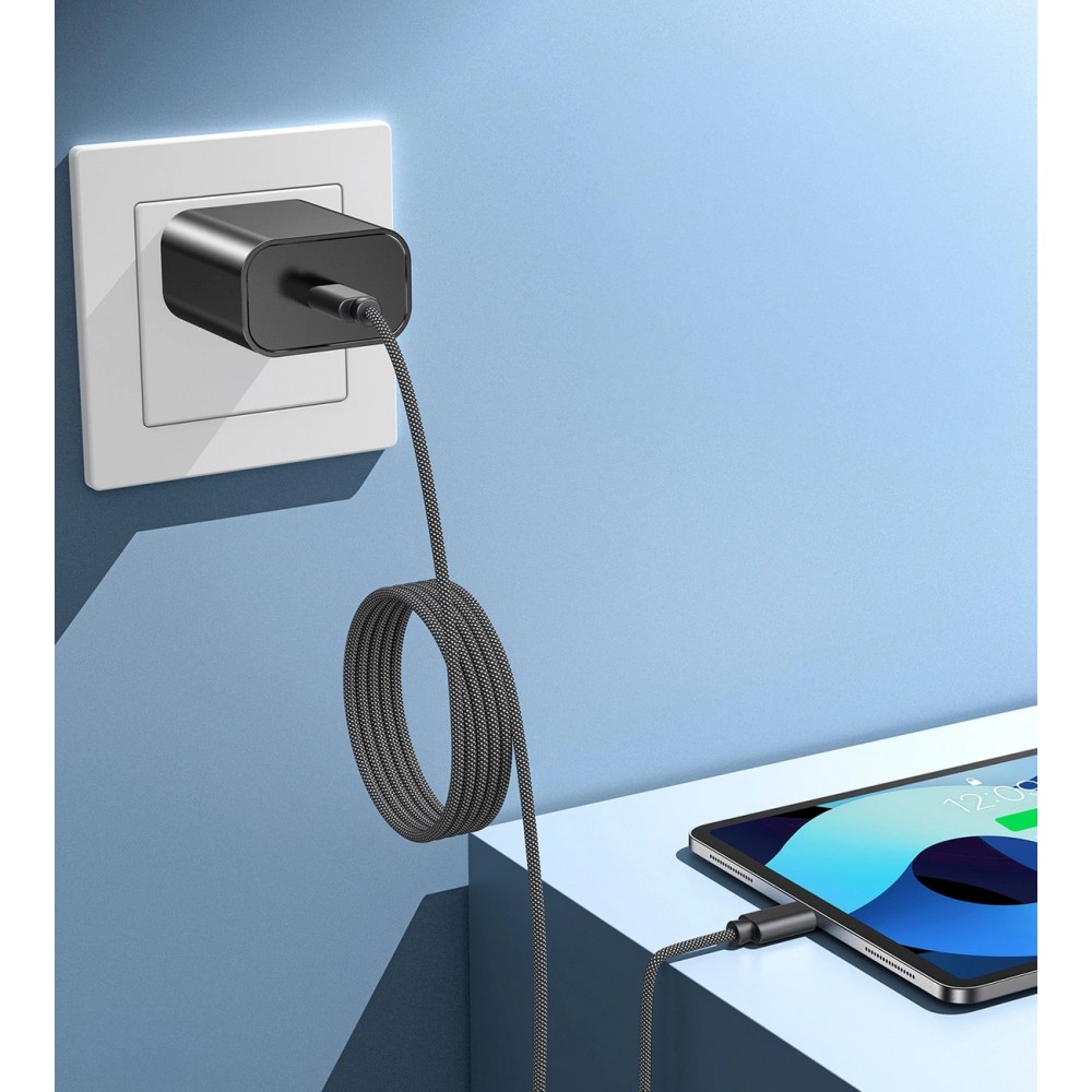 Magnetisches USB-C zu USB-C Kabel (1,2 m) 240W mit Power Delivery 3.1 Choetech XCC-1054 - Schwarz