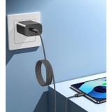 Magnetisches USB-C zu USB-C Kabel (1,2 m) 240W mit Power Delivery 3.1 Choetech XCC-1054 - Schwarz