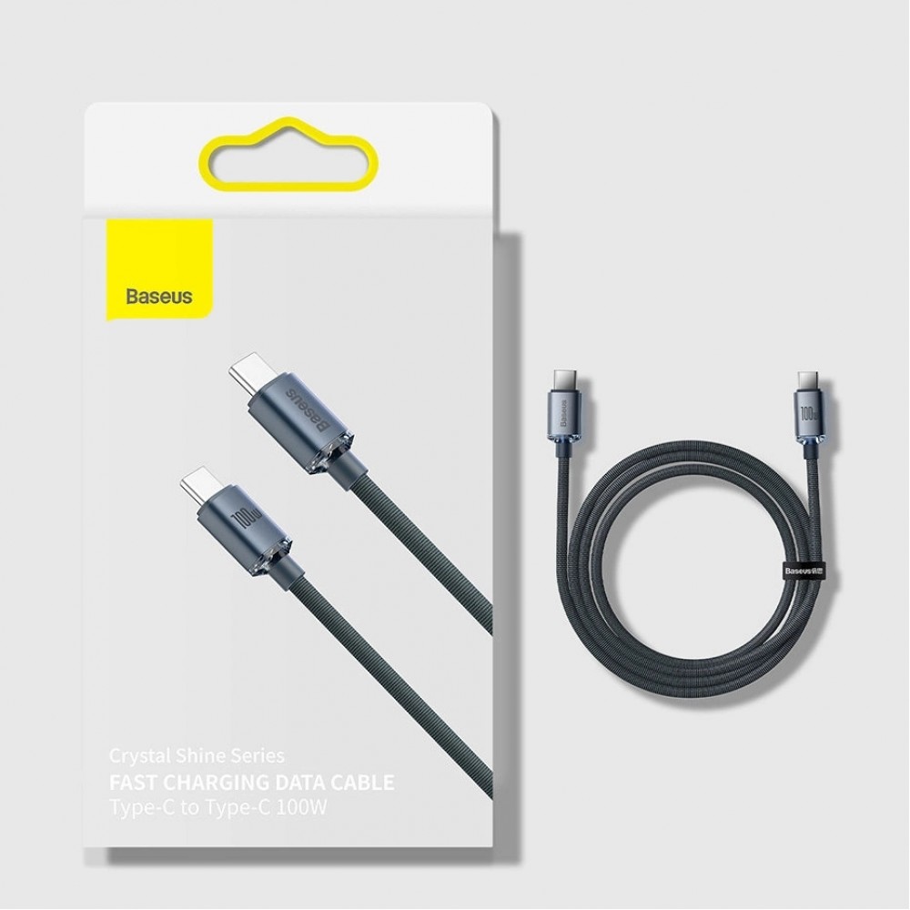 Baseus USB-C zu USB-C PD QC Kabel 100W 5A 480Mb/s (2 m) - Lila