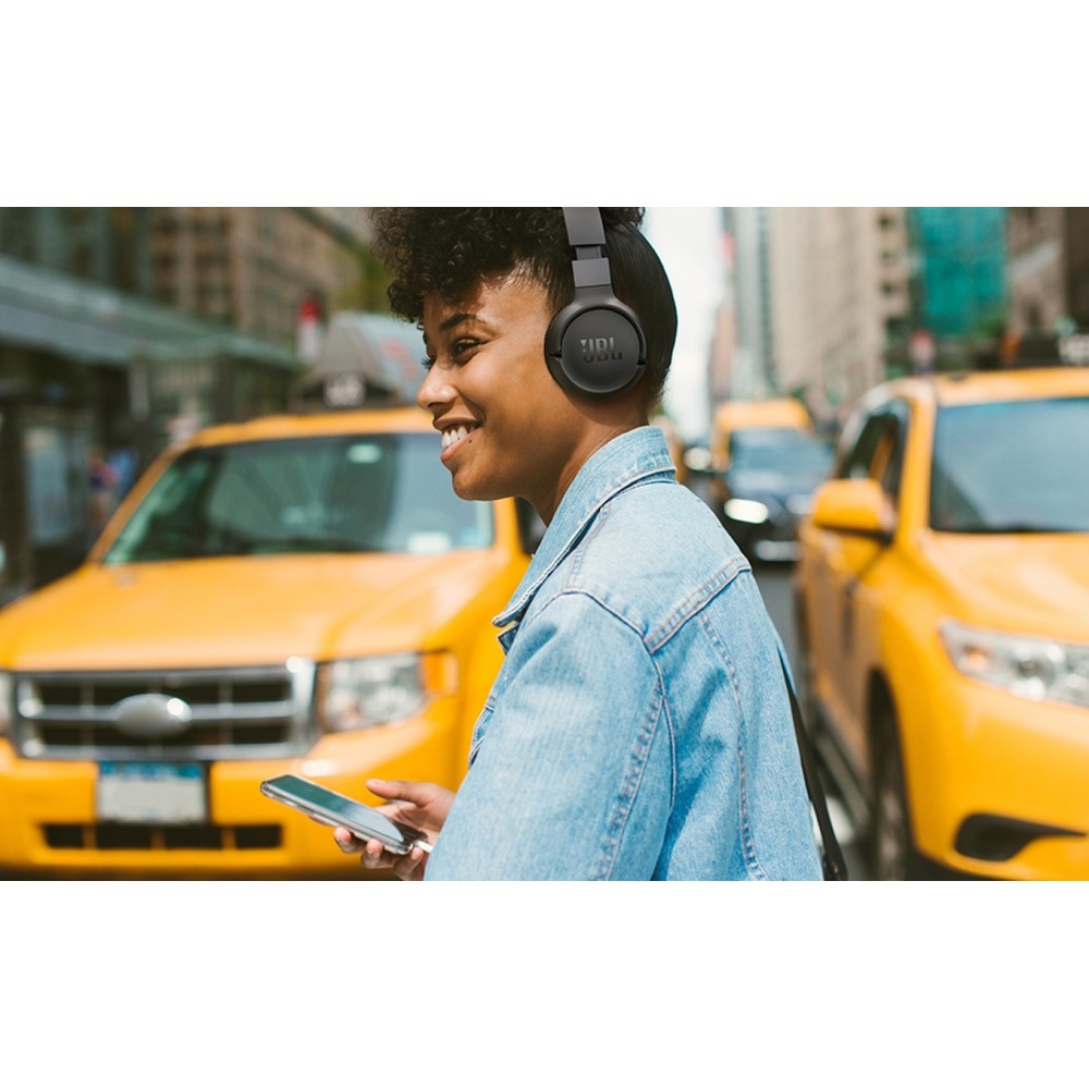 JBL Tune 670 Bluetooth Kopfhörer mit Geräuschunterdrückung, faltbar und ultraleicht - Schwarz