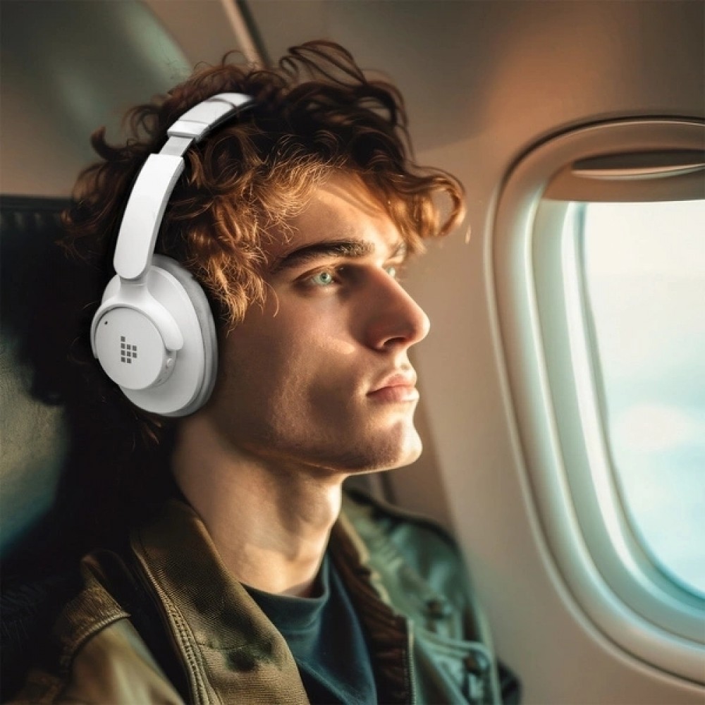 Tronsmart SOUNDFII Q20S Hybrid ANC Bluetooth Kopfh&ouml;rer mit aktiver Ger&auml;uschunterdr&uuml;ckung - Weiss