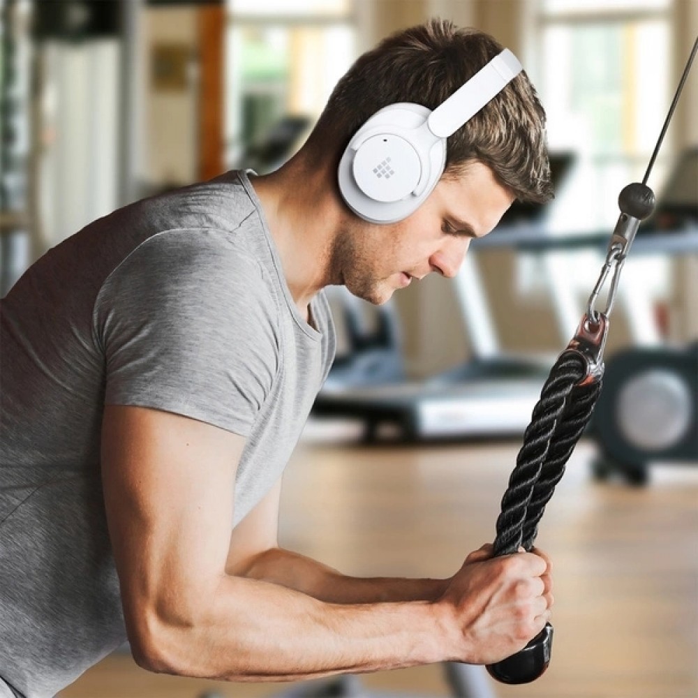 Tronsmart SOUNDFII Q20S Hybrid ANC Bluetooth Kopfh&ouml;rer mit aktiver Ger&auml;uschunterdr&uuml;ckung - Weiss