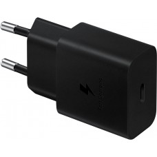 Samsung EP-T1510NBEGEU USB-C 15W PD AFC Schnelllade-Adapter Wandladegerät - Schwarz