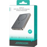 Magnetische Powerbank Joyroom JR-PBM08 Pro 10000 mAh 20 W ultraflach MagSafe - Titan