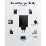 Goobay 100W GaN Multiport Schnellladeger&auml;t mit USB-C Power Delivery & USB-A - Schwarz