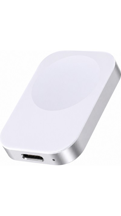 R7 USB-C Schnellladeger&auml;t f&uuml;r Apple Watch &ndash; Magnetisches kabelloses Ladeger&auml;t, kompatibel mit allen Modellen - Weiss