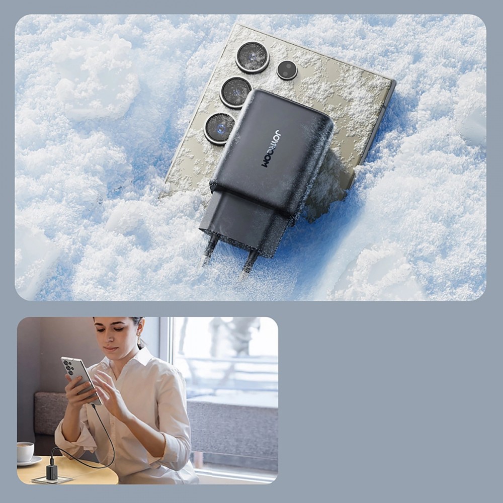 Schnellladegerät USB-C 25W Joyroom JR-TCF23 mit PPS und PD - Schwarz