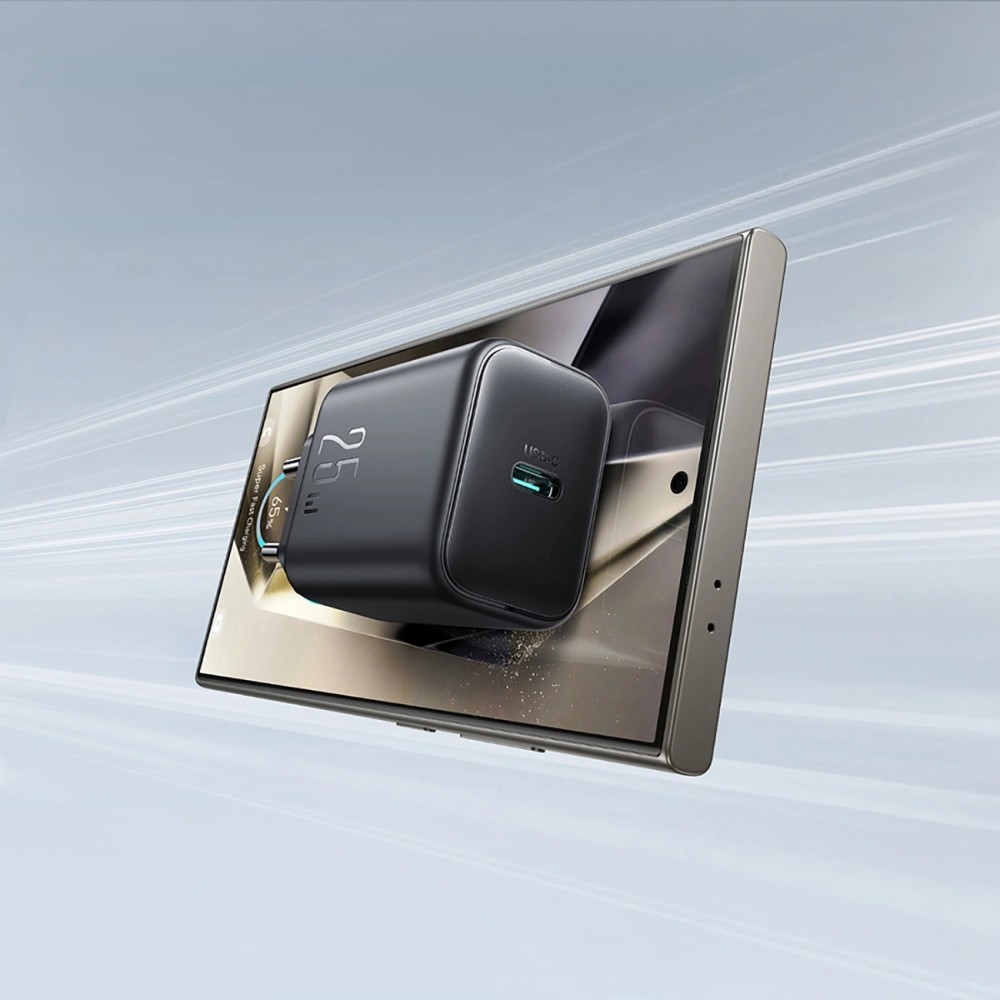 Schnellladegerät USB-C 25W Joyroom JR-TCF23 mit PPS und PD - Schwarz