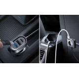 Chargeur rapide voiture Joyroom JR-CL05 78W multi 5 ports (2xPD+3QC3.0) câble 1.5m - Noir