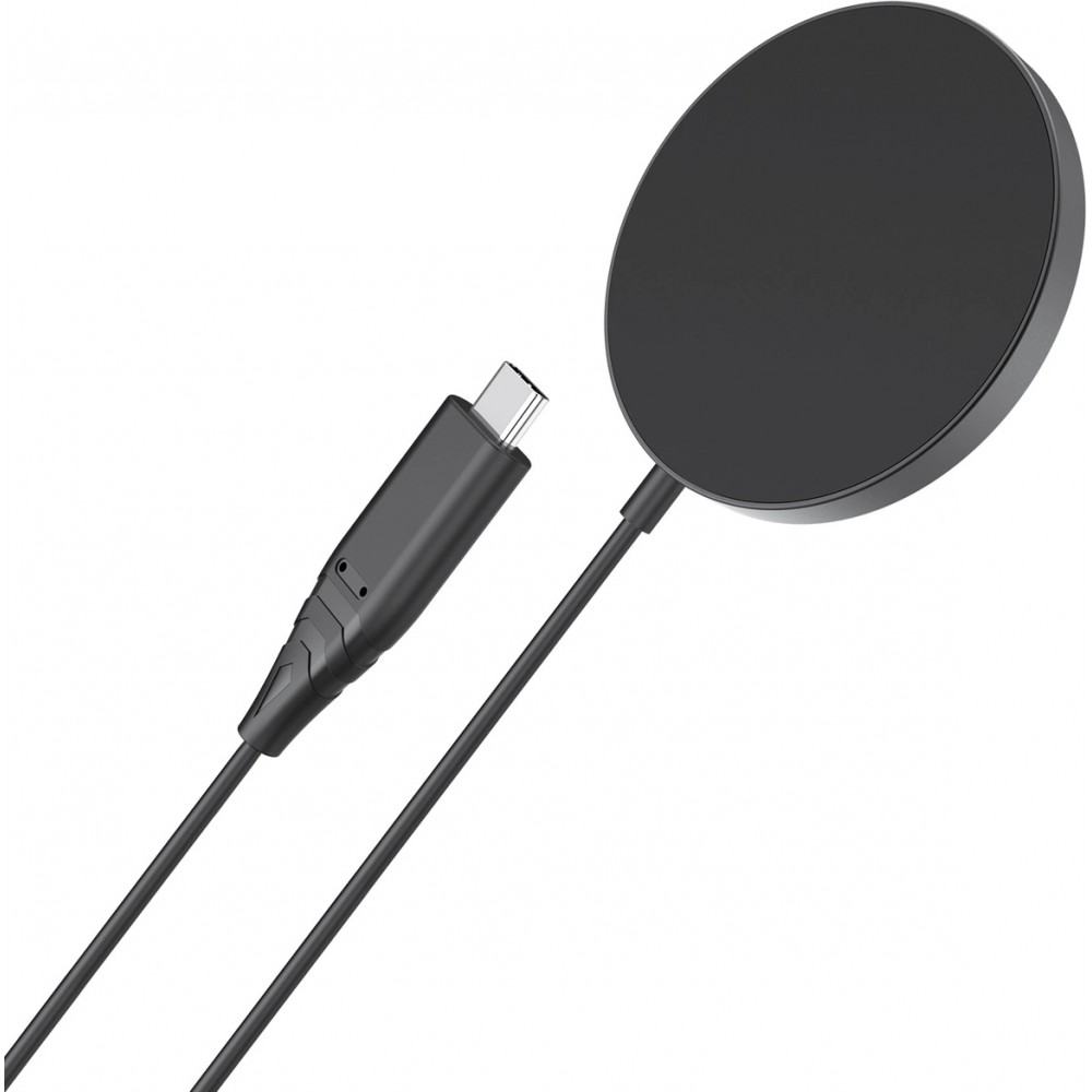 MagSafe-kompatibles 15W Choetech Magnetisches Kabelloses Ladegerät für iPhone - Schwarz