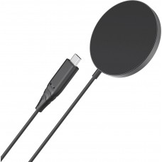 MagSafe-kompatibles 15W Choetech Magnetisches Kabelloses Ladegerät für iPhone - Schwarz