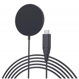 MagSafe-kompatibles 15W Choetech Magnetisches Kabelloses Ladegerät für iPhone - Schwarz