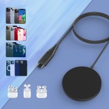 MagSafe-kompatibles 15W Choetech Magnetisches Kabelloses Ladegerät für iPhone - Schwarz