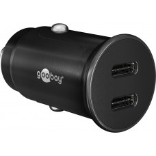 Goobay Auto Schnellladeger&auml;t 30W USB-C PD Kfz-Ladeadapter f&uuml;r 12/24V - Schwarz