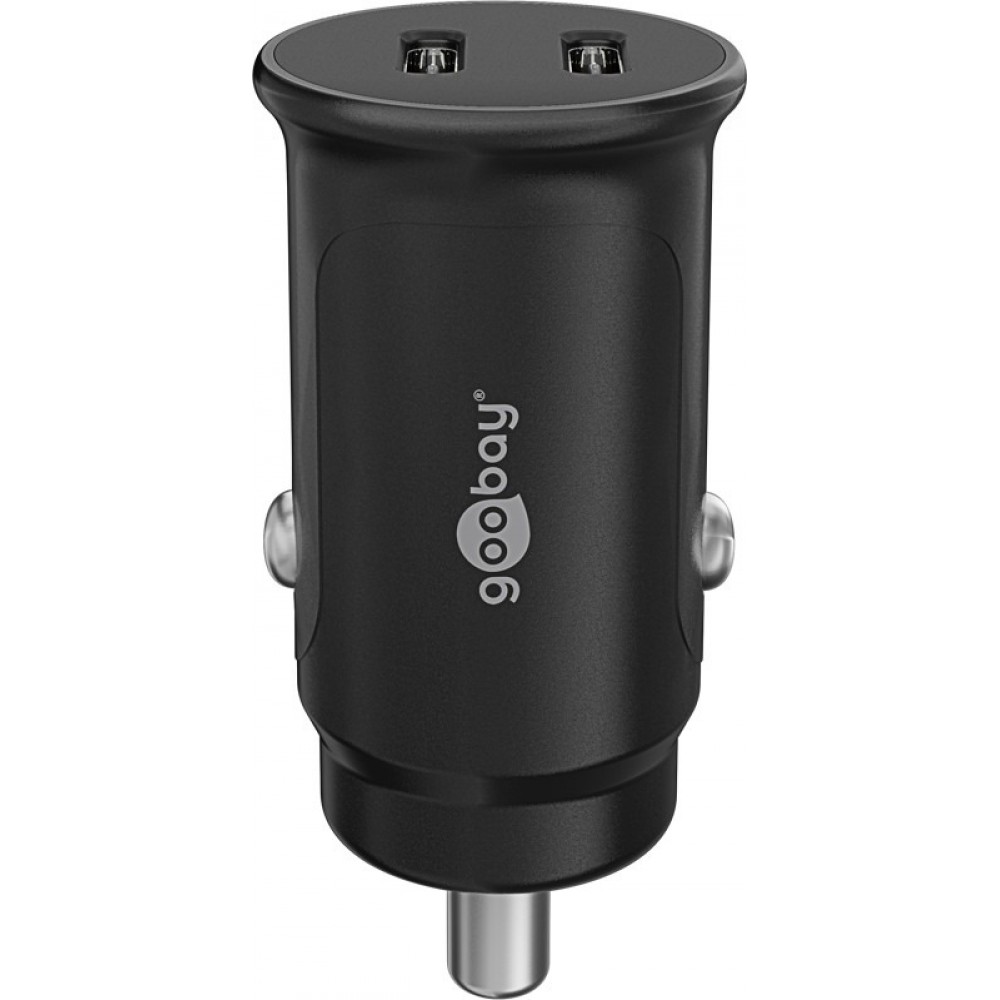 Goobay Auto Schnellladeger&auml;t 30W USB-C PD Kfz-Ladeadapter f&uuml;r 12/24V - Schwarz