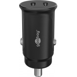 Goobay Auto Schnellladeger&auml;t 30W USB-C PD Kfz-Ladeadapter f&uuml;r 12/24V - Schwarz