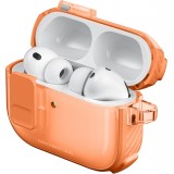 AirPods 3 Case H&uuml;lle - AmazingThing Titan Pro Guardian Schutzh&uuml;lle innovativ - Orange