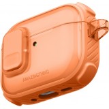 AirPods 3 Case H&uuml;lle - AmazingThing Titan Pro Guardian Schutzh&uuml;lle innovativ - Orange
