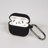 Coque AirPods 4 - Colorée en silicone protection souple et stylée - Noir