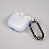 AirPods 4 Case H&uuml;lle - Transparente TPU Silikon - Blau