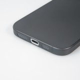 iPhone 16 Case H&uuml;lle - Ultraflaches matte semi-transparente Kunststoff - Schwarz