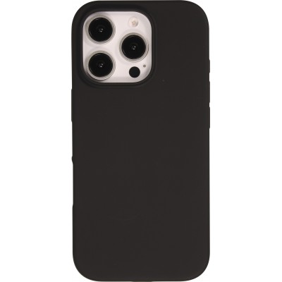 iPhone 16 Pro Max Case H&uuml;lle - Soft Touch - Schwarz