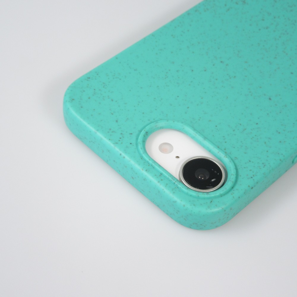 iPhone 16e Case Hülle - Bio Eco-Friendly Vegan mit Handykette Necklace - Türkis