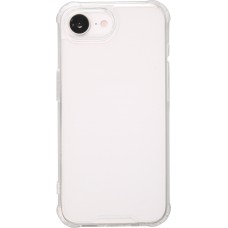 iPhone 16e Case Hülle - Bumper Glass TPU Anti-Schock mit Acryl - Transparent