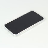 iPhone 16e Case Hülle - Bumper Glass TPU Anti-Schock mit Acryl - Transparent