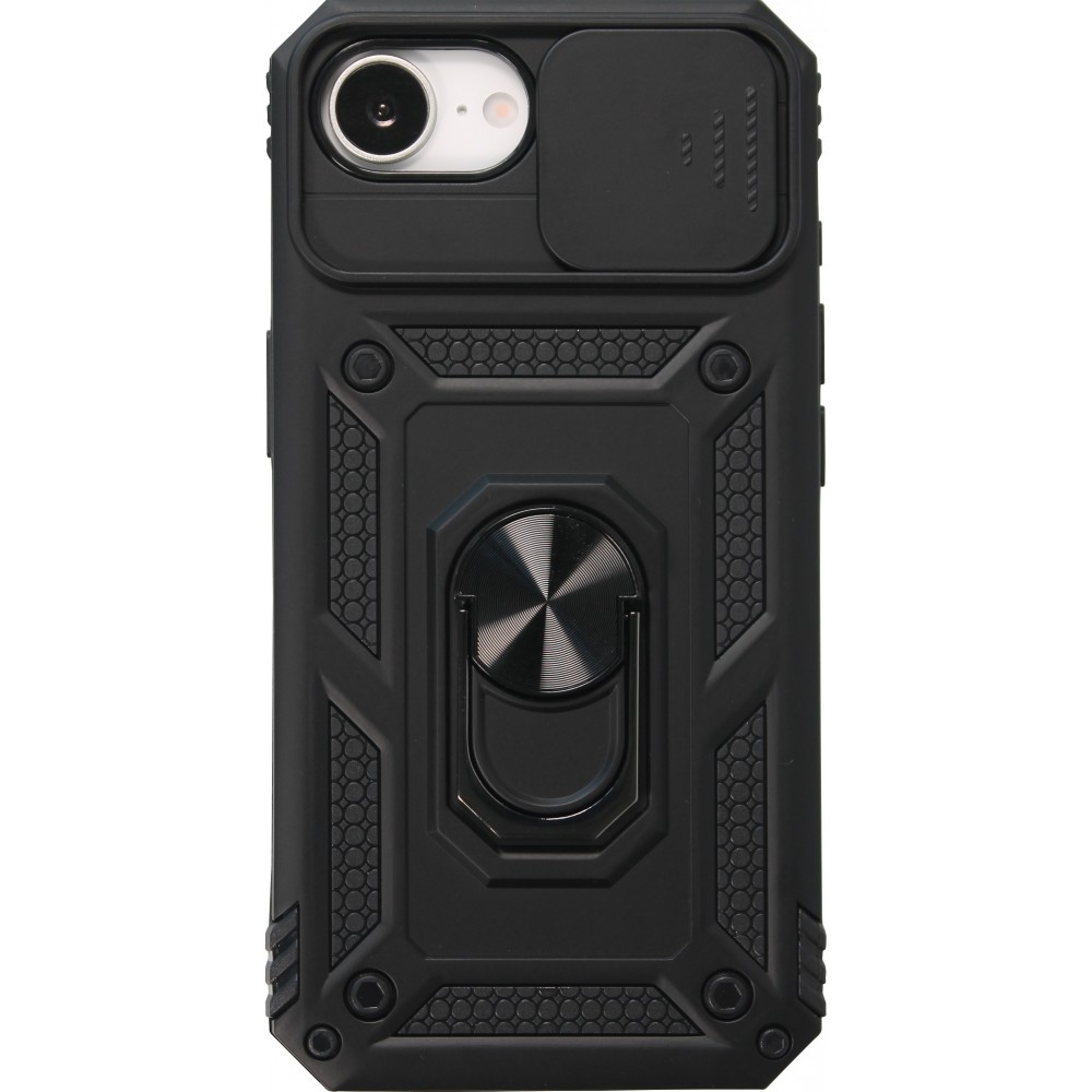 iPhone 16e Case Hülle - Full Body Armor Military-Grade - Schwarz