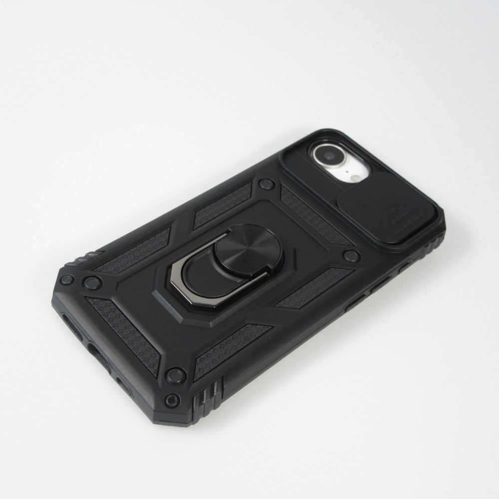 iPhone 16e Case Hülle - Full Body Armor Military-Grade - Schwarz