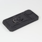 iPhone 16e Case Hülle - Full Body Armor Military-Grade - Schwarz