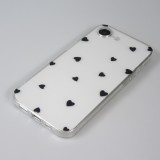 iPhone 16e Case Hülle - Gummi kleines Herz - Schwarz