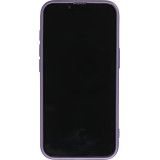 iPhone 16e Case H&uuml;lle - Gummi weich mit Kameraschutzglas MagSafe - Violett