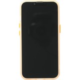 Coque iPhone 16e - Jelly Color semi-transparent avec MagSafe - Orange