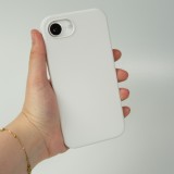 iPhone 16e Case H&uuml;lle - Sanfter Griff - Weiss