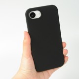 iPhone 16e Case H&uuml;lle - Sanfter Griff - Schwarz