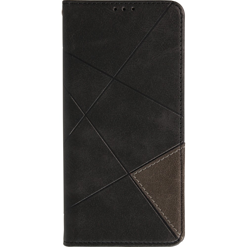 Hülle iPhone 17 Air - Flip Geometrisch - Schwarz