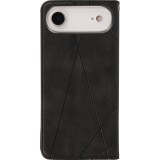 Hülle iPhone 17 Air - Flip Geometrisch - Schwarz