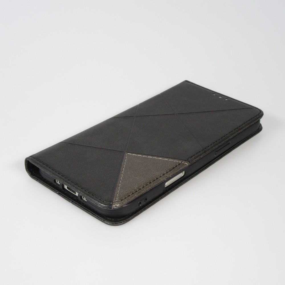 Hülle iPhone 17 Air - Flip Geometrisch - Schwarz