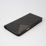 Hülle iPhone 17 Air - Flip Geometrisch - Schwarz