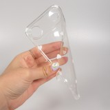 Coque iPhone Air - Gel petit coeur transparent - Blanc