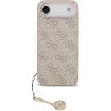 iPhone 17 Air Case Hülle - Guess 4G Charm Elegante Schutz Raffiniertes Design Trendaccessoire - Rosa
