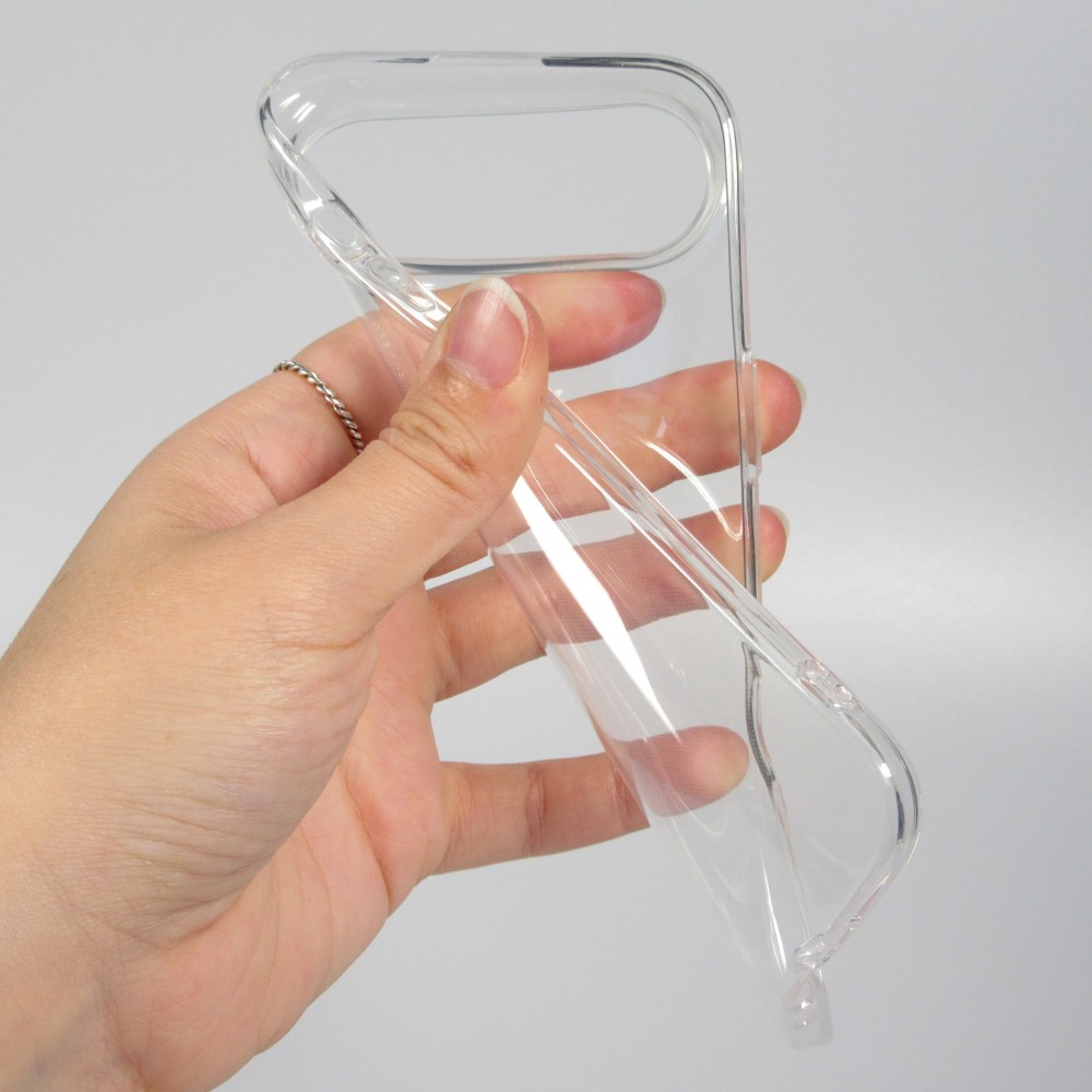 iPhone 17 Air Case Hülle - Ultra-thin Gummi Transparent 0.8 mm Gel-Silikon Superdünn und flexibel