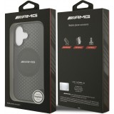 iPhone 17 Case H&uuml;lle - AMG Transparent MagSafe Schutz elegant - Doppelter Layer - Schwarz